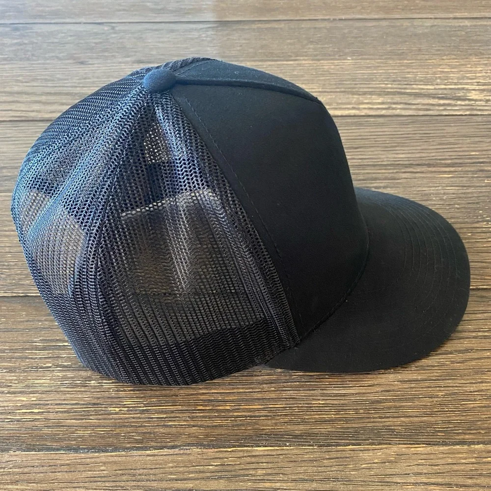 Full Fledged Brewing Co Trucker Hat Snap Back Black NEW Iowa Craft Brewery Beer